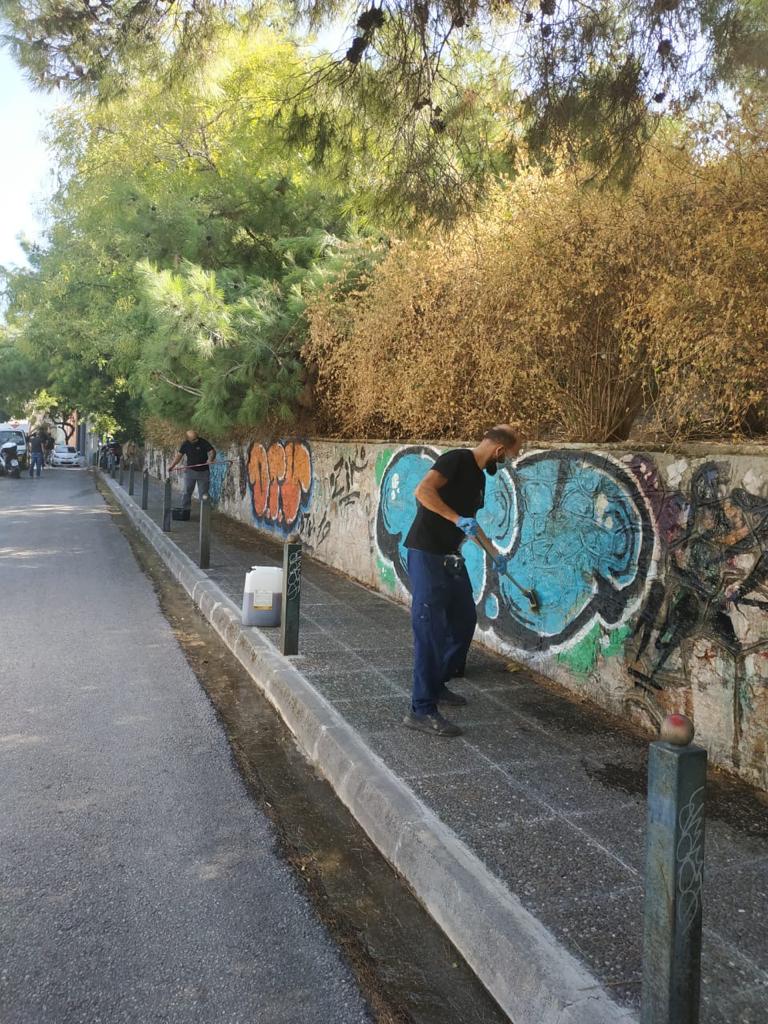 Δήμος Αθηναίων: 40 επιχειρήσεις αντι-γκράφιτι στην πόλη -Έρχονται πρόστιμα για παραβάτες