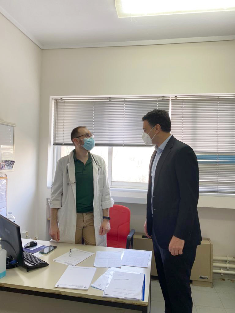 Ολοκληρώθηκε η επίσκεψη του Β. Κικίλια σε Νοσοκομεία & εμβολιαστικά κέντρα της Θεσσαλονίκης