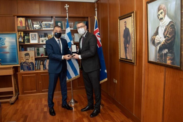 Επικοινωνία Αλ. Στεφανή με τον Αυστραλό Υπουργό Ντάρεν Τσέστερ για κατασκευή μνημείων ANZAC στην Λήμνο