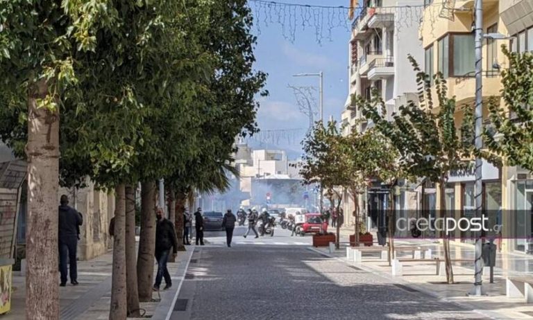 Κρήτη: Συγκέντρωση υποστηρικτών του Κουφοντίνα στο Ηράκλειο