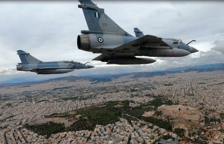 Πολεμική Αεροπορία: Διελεύσεις αεροσκαφών στην Αττική σήμερα