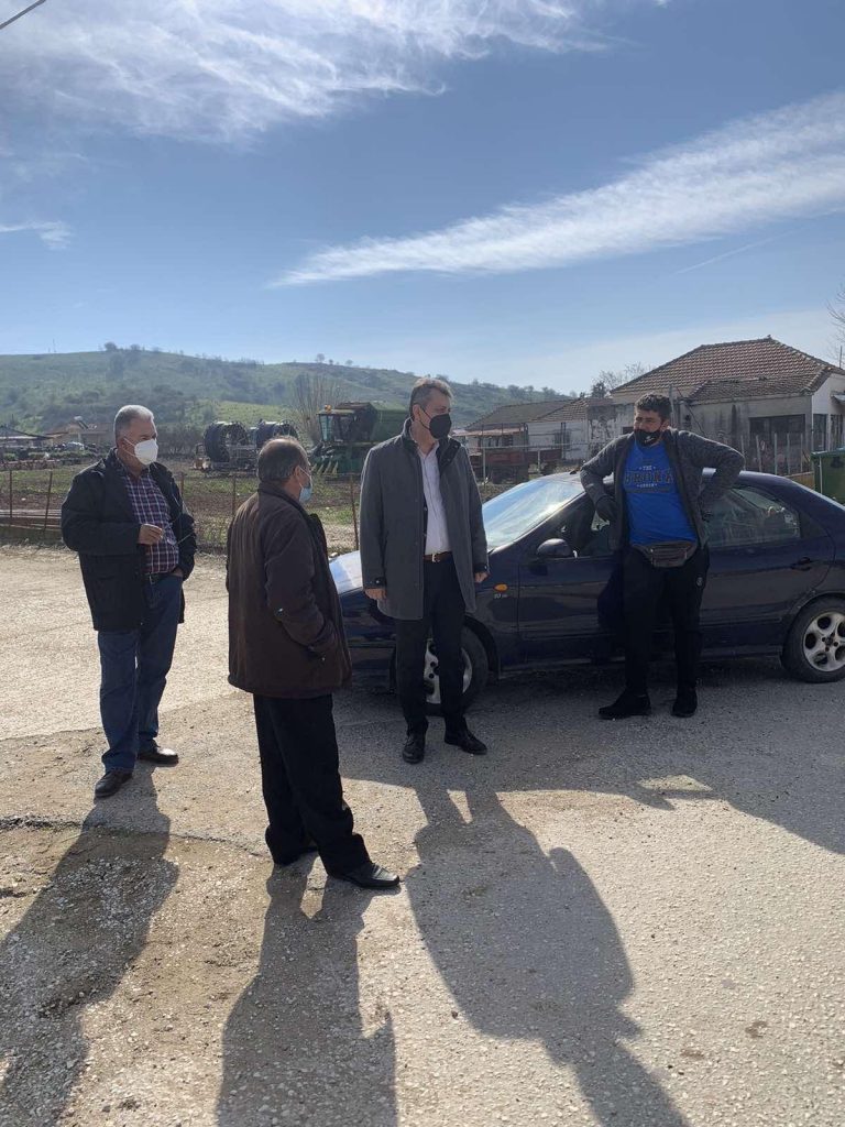 Τις σεισμόπληκτες περιοχές του Δήμου Παλαμά επισκέφθηκε ο Βουλευτής κ. Γιώργος Κωτσός
