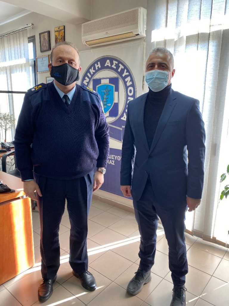 Ευχές στον νέο Αστυνομικό Διευθυντή της Ημαθίας έδωσε ο Λάζαρος Τδαβδαρίδης