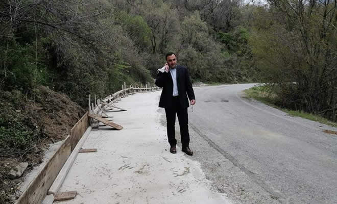 Περιφ. Πελοποννήσου: Βελτιώνεται το επαρχιακό οδικό δίκτυο προς την περιοχή της Άρνας (pics)