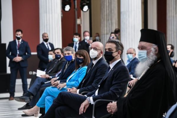 K. Μητσοτάκης: Πάντα στις δυσκολίες η Ελλάδα έστρεφε το βλέμμα στην Ευρώπη – Σκοτεινό διάλλειμα το 2015 (video)