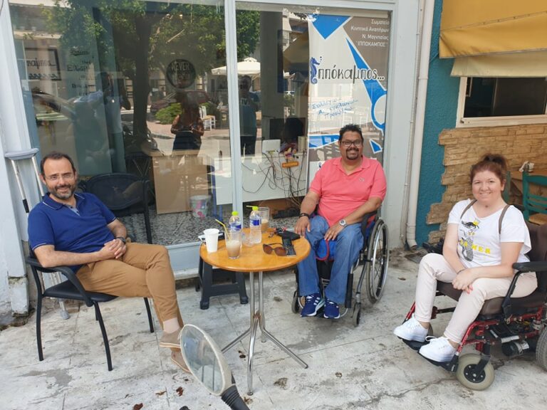 Επίσκεψη του Κων. Μαραβέγια στον «Ιππόκαμπο» για τα προβλήματα των ατόμων με αναπηρία