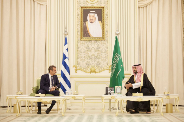 Κ. Μητσοτάκης και πρίγκιπας Αλ Σαούντ συμφώνησαν στη θεσμοθέτηση Ανώτατου Συμβουλίου Συνεργασίας Ελλάδας και Σαουδικής Αραβίας