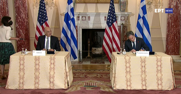 Υπογράφτηκε η συμφωνία με τις ΗΠΑ – Η Ελλάδα αντιμετωπίζει απειλή πολέμου είπε ο Ν. Δένδιας – Το μήνυμα Μπλίνκεν