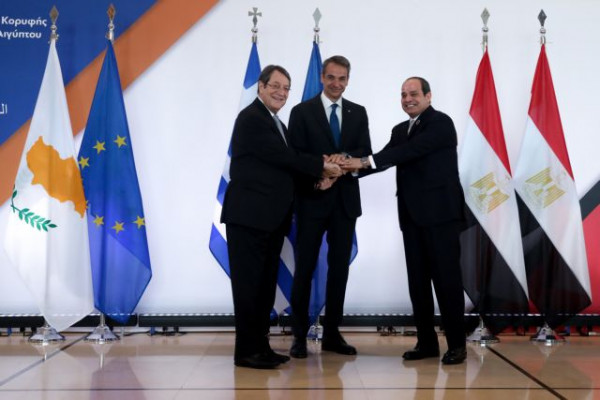 Τριμερής Ελλάδας – Κύπρου – Αιγύπτου: Τι αναφέρει η κοινή διακήρυξη των τριών ηγετών