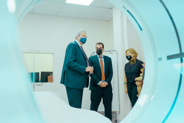 Θ. Πλεύρης – Μ. Γκάκα: Εγκαινίασαν τον νέο αξονικό τομογράφο στο νοσοκομείο «Σωτηρία» (pics)